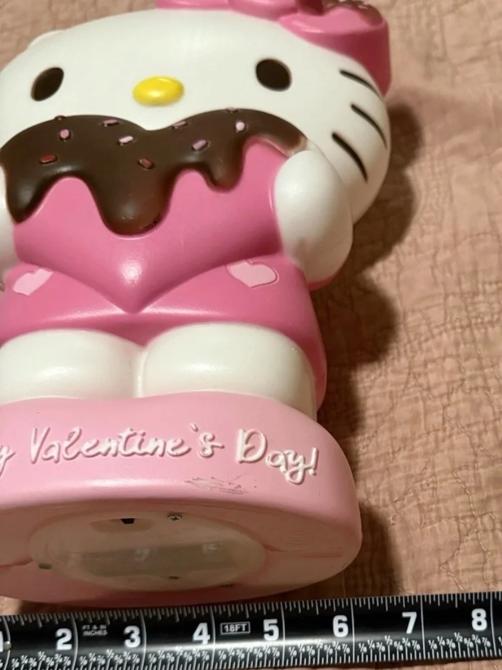 Hello Kitty “Love is Sweet” Valentine's Day Blow Mold Lighted Décor w/Donut 2026